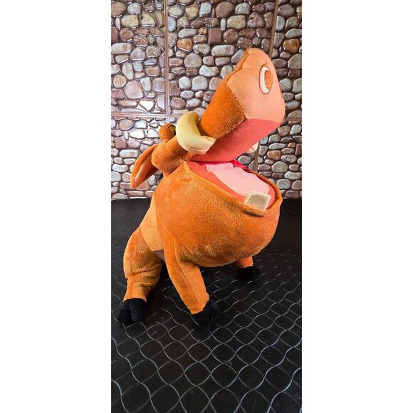 Disney Lion King Talking Pumba Warthog Grub Bug Large 14" Plush Stuffed - Picture 3 of 9